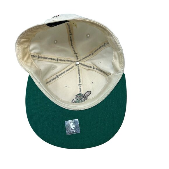 Boston Celtics Reebok NBA Hardwood Classics Fitted Hat Cap 7 3/8 Retro Throwback - Picture 5 of 11